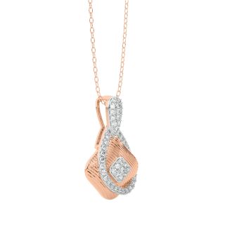 Ella Round Diamond Office Wear Pendant